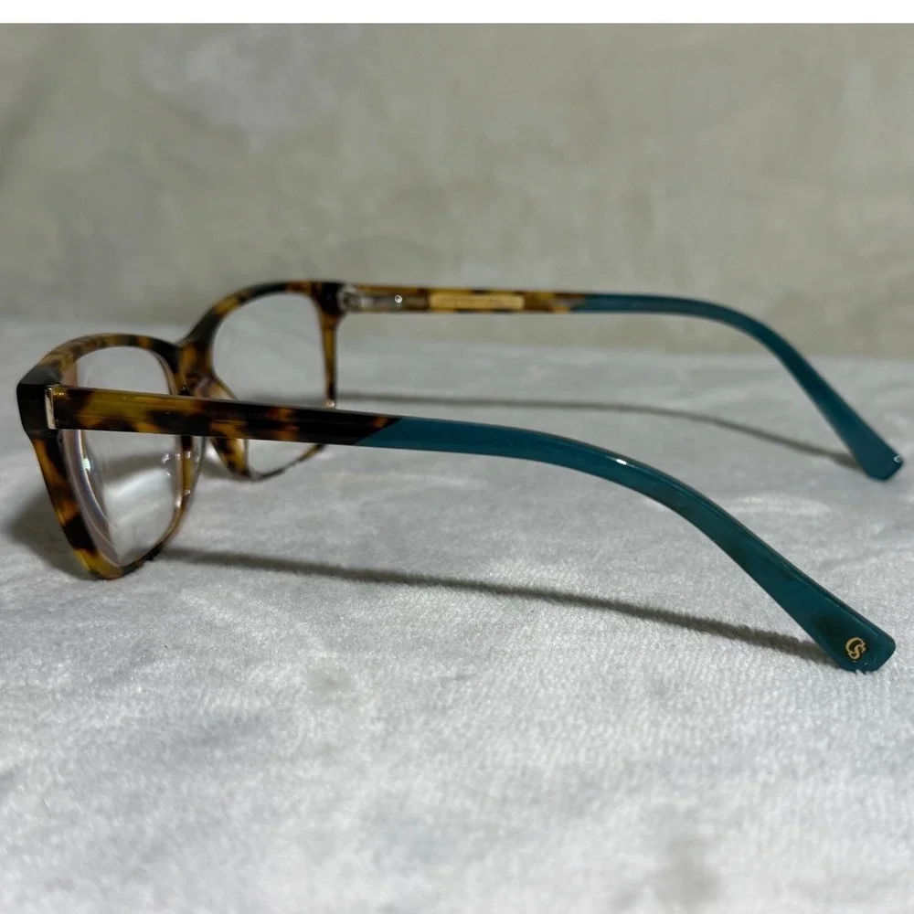 Christian Siriano Eyeglasses Frames Blue As Is Glasses Prescription Left In
